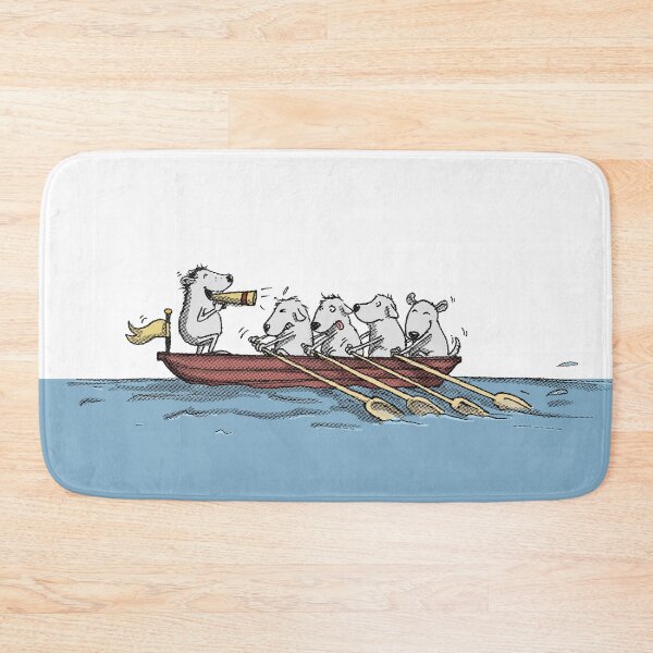 Item preview, Rowboat with dogs designed and sold by Angela Kommoß.