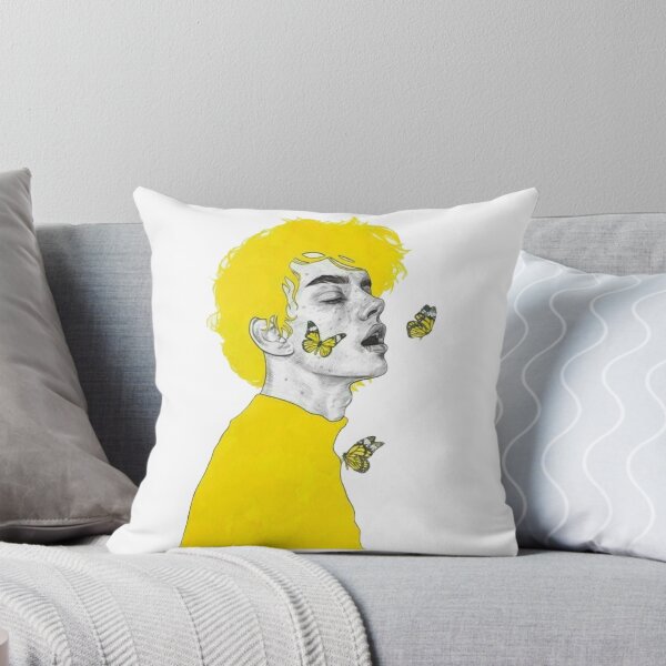 Item preview, Yellow Haired Boy With Butterflies designed and sold by fudgecream.