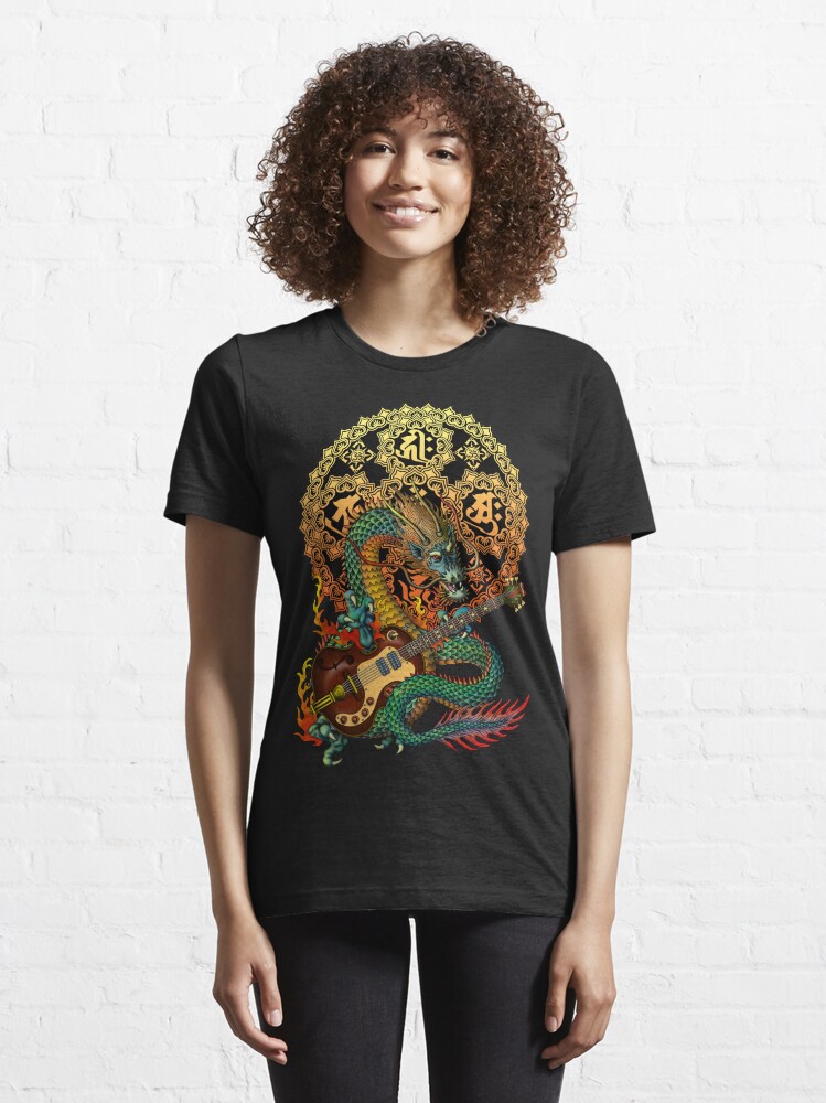 Alternate view of Dragon guitar Essential T-Shirt