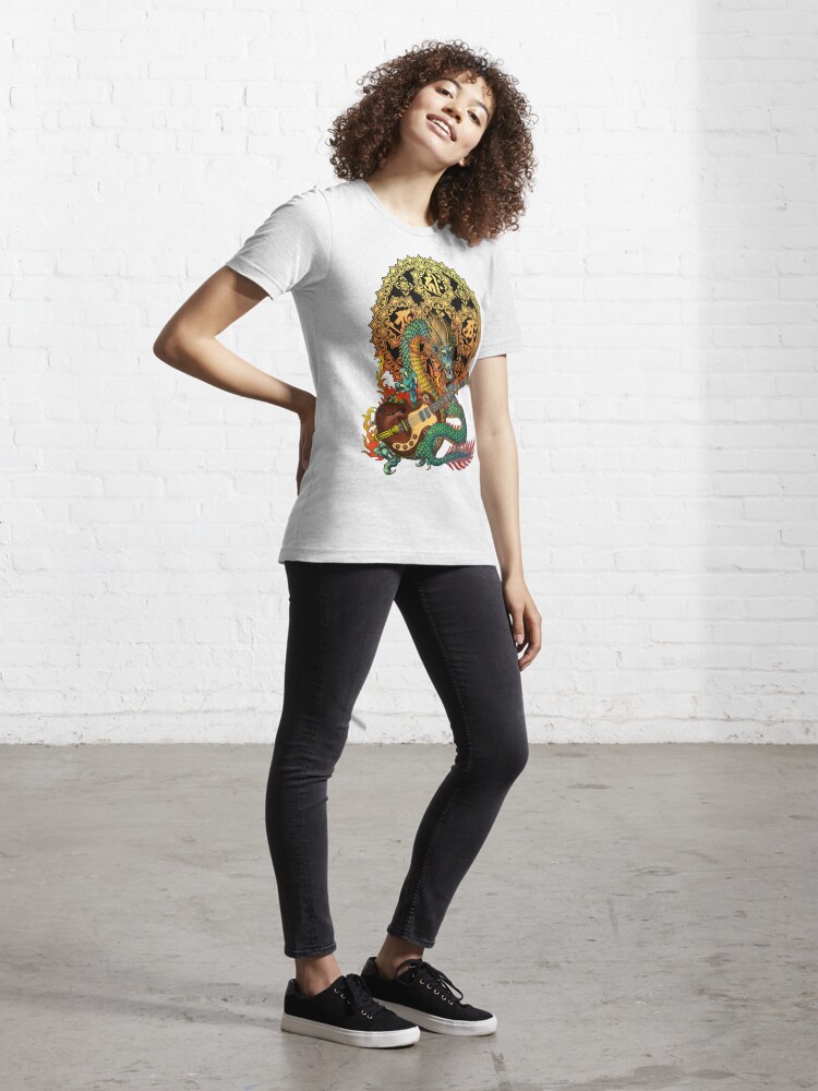 Alternate view of Dragon guitar Essential T-Shirt