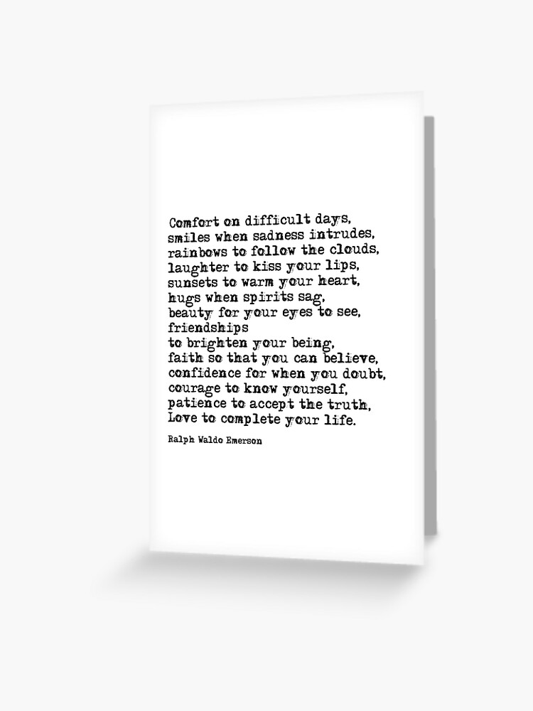 Our Greatest Fear poem Greeting Card for Sale by czerinaart