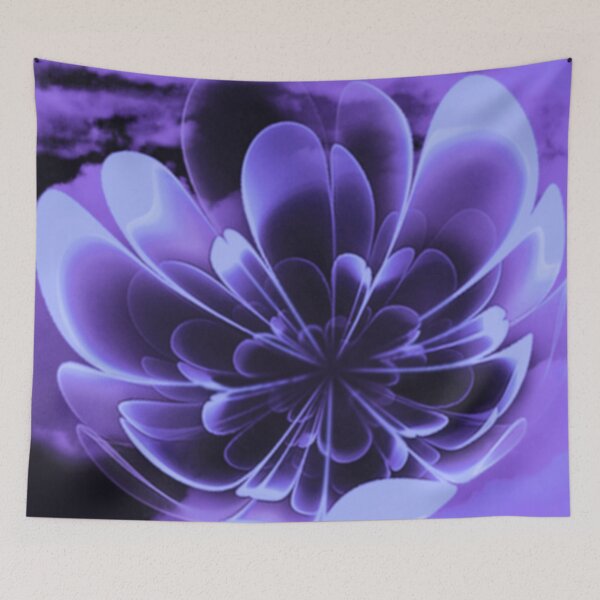 Item preview, Blue Stylized Corolla Bent Up Petals designed and sold by miraminerva09.