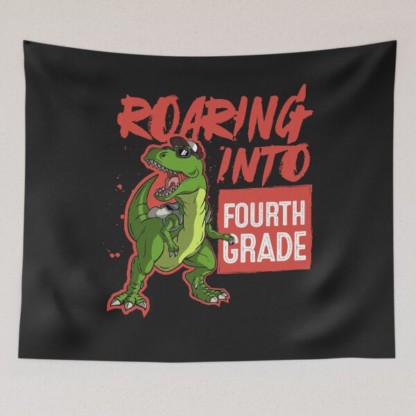 Item preview, Gift for Dinosaur Boys Roaring Into Fourth Grade designed and sold by Anumber1.