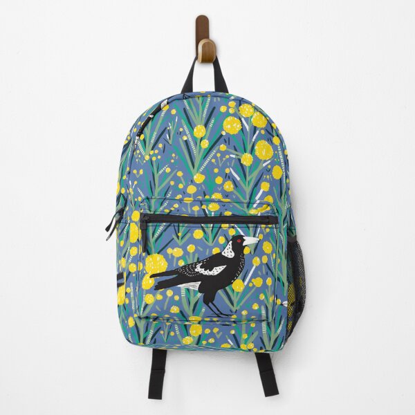 Item preview, Australian Magpie in wattle garden designed and sold by Cyapdesigns.
