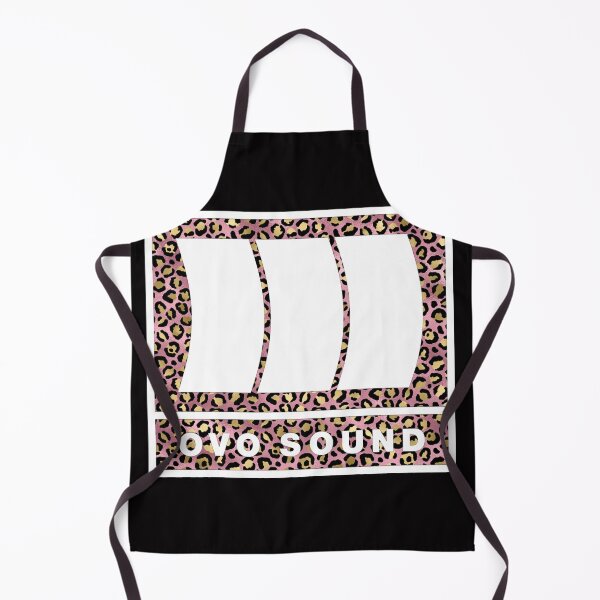 Item preview, OVO sound Leopard pink on gold print designed and sold by lovesuperkarma.