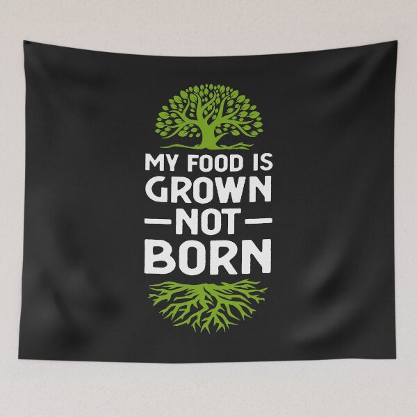 Item preview, Gift for Animal Lover Veggie Quote Vegetarian designed and sold by Anumber1.