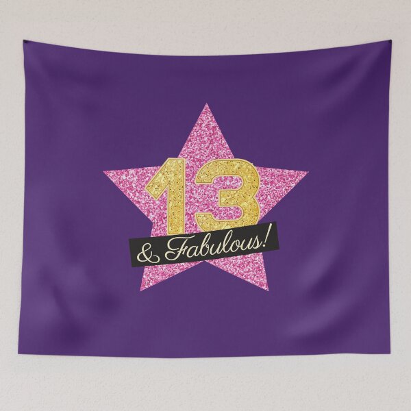 Item preview, 13th Birthday Gifts Women Fabulous - Pink Gold designed and sold by betternotes.