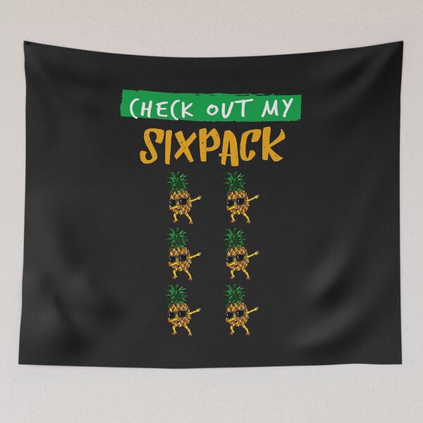 Item preview, Gift for Pineapple Lover Check Out My Sixpack designed and sold by Anumber1.