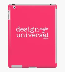 Universal Design iPad Case/Skin