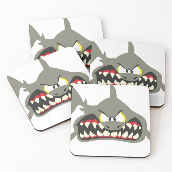 Item preview, shark, fish, animal, sea, angry shark designed and sold by gandra.