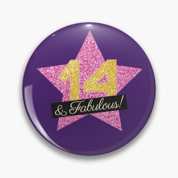 Item preview, 14th Birthday Gifts Women Fabulous - Pink Gold designed and sold by betternotes.