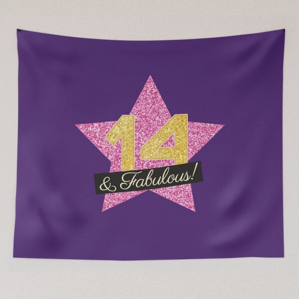 Item preview, 14th Birthday Gifts Women Fabulous - Pink Gold designed and sold by betternotes.