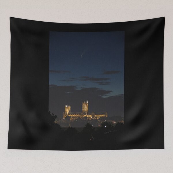 Item preview, Comet Neowise over Lincoln Cathedral designed and sold by Jondave.