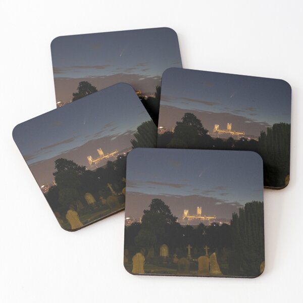 Item preview, Comet Neowise over Lincoln Cathedral designed and sold by Jondave.