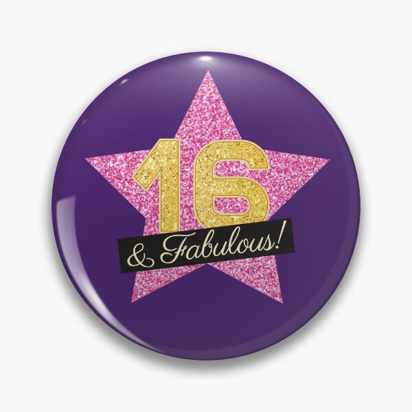 Item preview, 16th Birthday Gifts Women Fabulous - Pink Gold designed and sold by betternotes.
