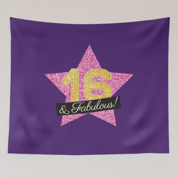 Item preview, 16th Birthday Gifts Women Fabulous - Pink Gold designed and sold by betternotes.