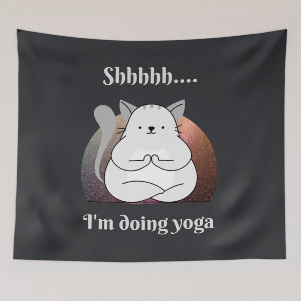Item preview, Shh... I'm doing yoga designed and sold by CokeyPanda.