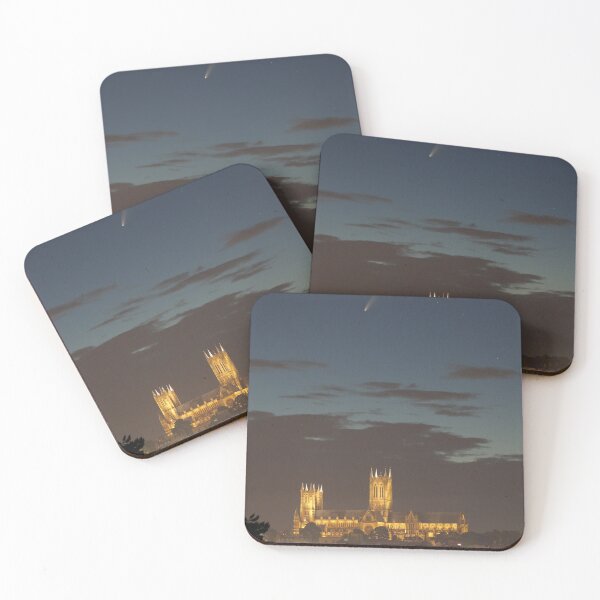 Item preview, Comet Neowise over Lincoln Cathedral designed and sold by Jondave.