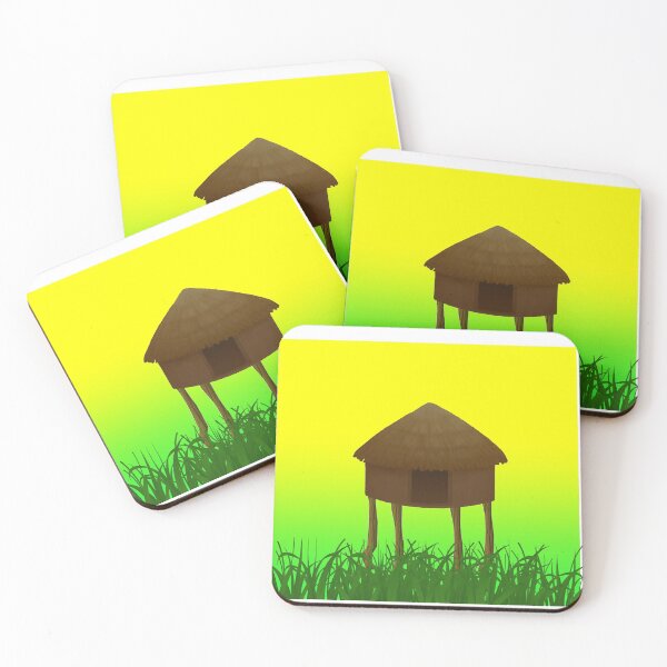 Item preview, African Hut  designed and sold by DynastyArt.