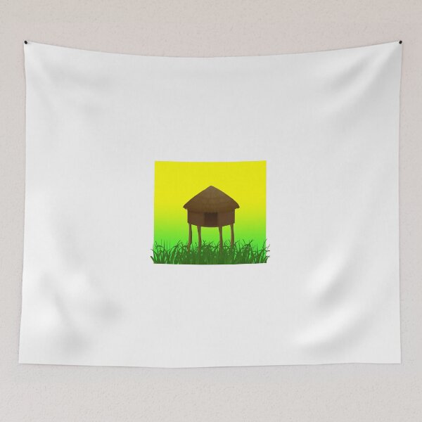 Item preview, African Hut  designed and sold by DynastyArt.