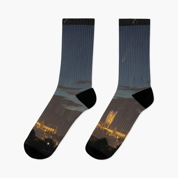 Item preview, Comet Neowise over Lincoln Cathedral designed and sold by Jondave.