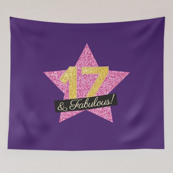 Item preview, 17th Birthday Gifts Women Fabulous - Pink Gold designed and sold by betternotes.