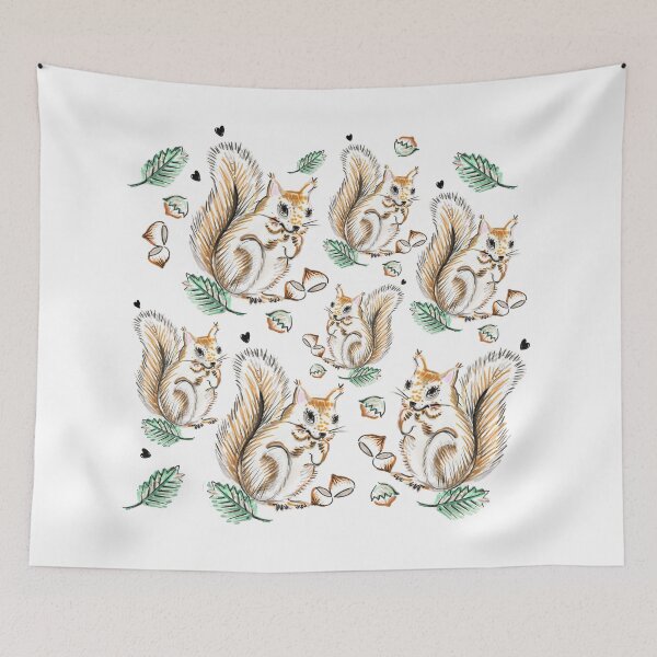 Item preview, Cute squirrels designed and sold by NatachaDecembre.