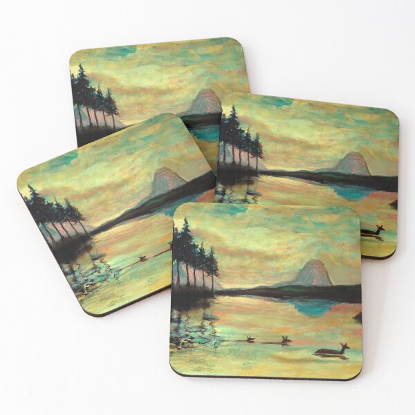 Item preview, Early Morning Swim (golden hue) designed and sold by David Hutchison.