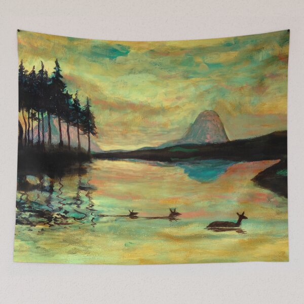 Item preview, Early Morning Swim (golden hue) designed and sold by David Hutchison.