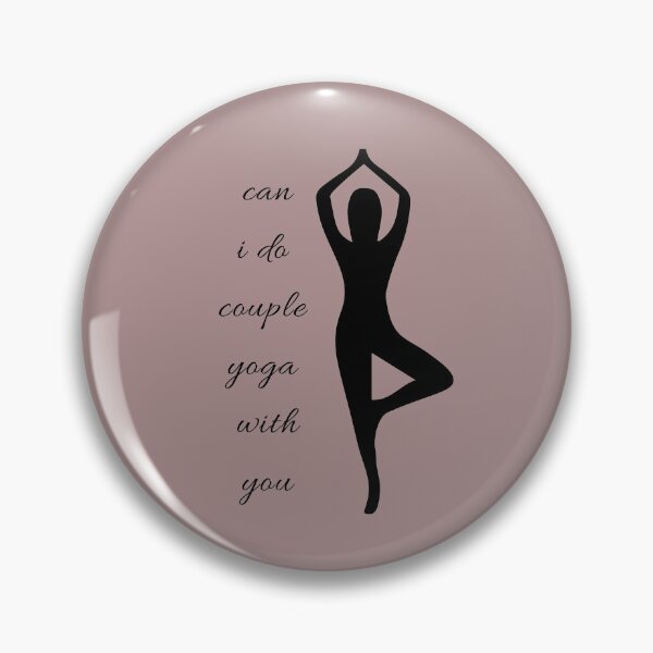 Item preview, Couple yoga with pickup lines or love quotes designed and sold by Slangt-shirt.