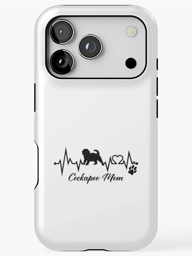 Thumbnail 1 of 4, iPhone Case, Cockapoo Mom designed and sold by scrolla.
