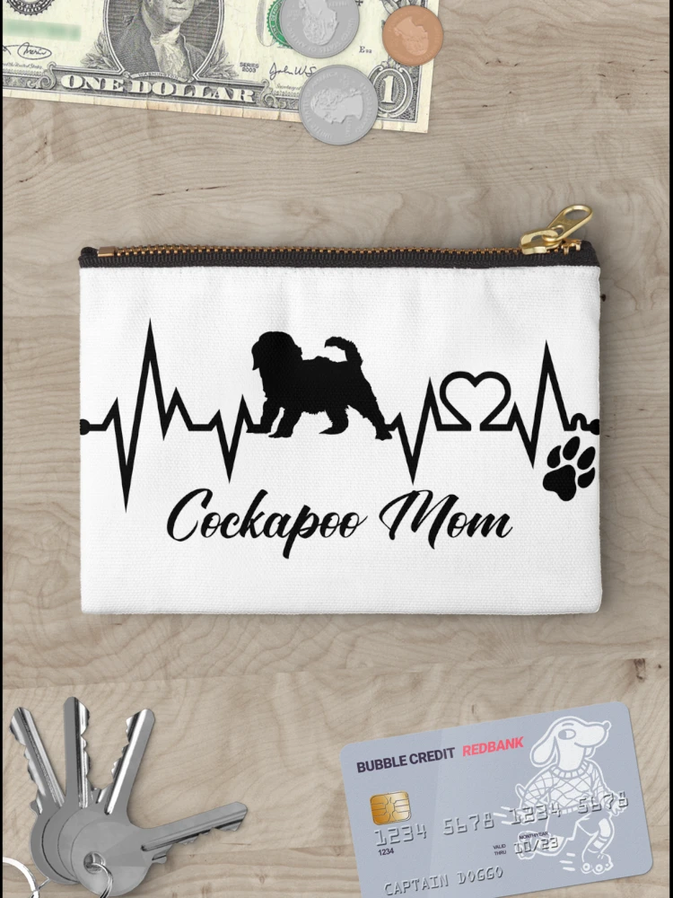 Thumbnail 3 of 4, Zipper Pouch, Cockapoo Mom designed and sold by scrolla.