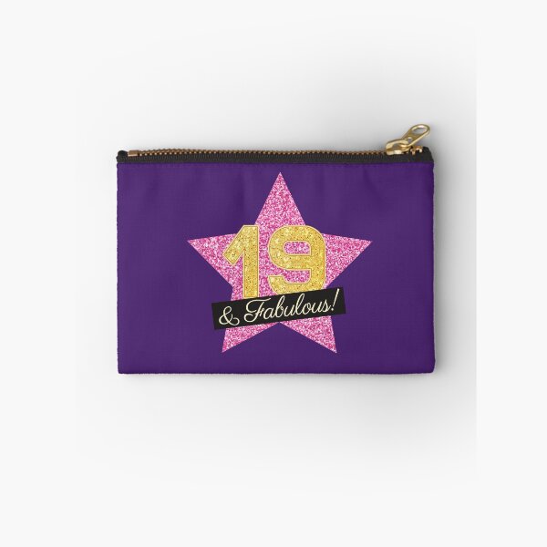 Item preview, 19th Birthday Gifts Women Fabulous - Pink Gold designed and sold by betternotes.