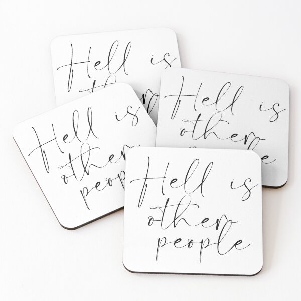 Item preview, El infierno son los demás / l'enfer, c'est les autres sartre designed and sold by ShuckedLondon.