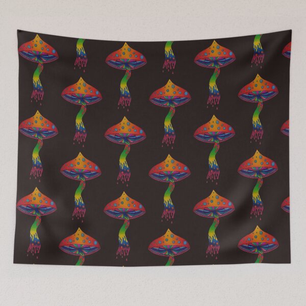 Item preview, Drippy trippy mushroom designed and sold by Hollyjkeane.