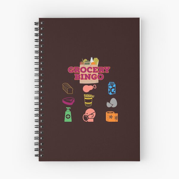 Item preview, grocery bingo designed and sold by doctors-apparel.