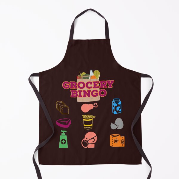Item preview, grocery bingo designed and sold by doctors-apparel.