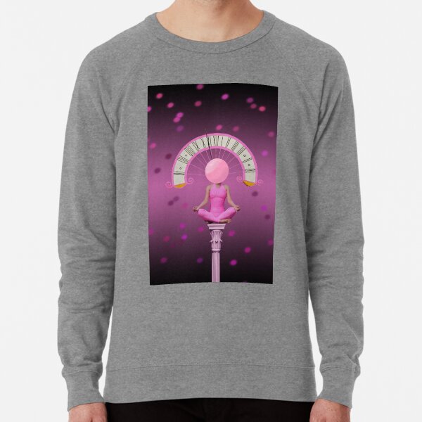Modern Feminist Collage Art Surrealistic World Lightweight Sweatshirt