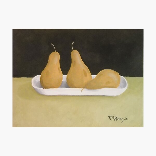 "Three Pears" Photographic Print