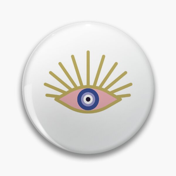 Item preview, Gold Evil Eye designed and sold by PeerlessMerch.