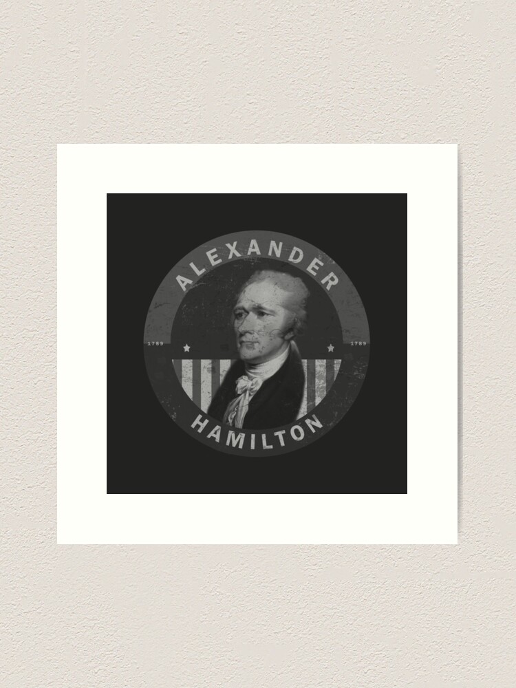 Alexander hamilton best sale black and white