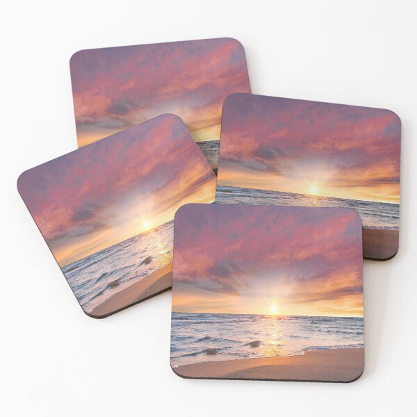 Item preview, Sunset ocean beach perfect picture designed and sold by likebakerdo.