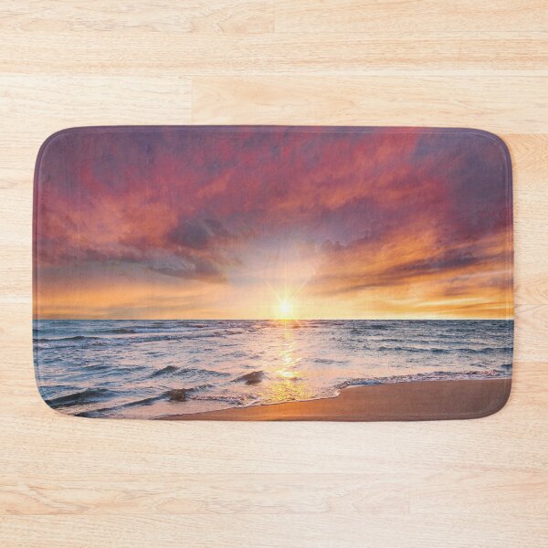 Item preview, Sunset ocean beach perfect picture designed and sold by likebakerdo.
