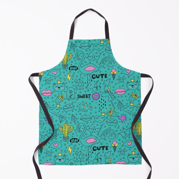 Item preview, cute colorful doodle hand drawing flamingo Unique Pattern designed and sold by ShirtzTonight.