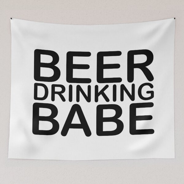 Item preview, BEER DRINKING BABE designed and sold by ColorMeHappy123.
