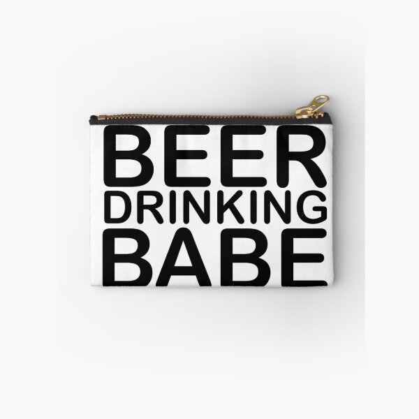 Aperçu de l'œuvre BEER DRINKING BABE créée et vendue par ColorMeHappy123.