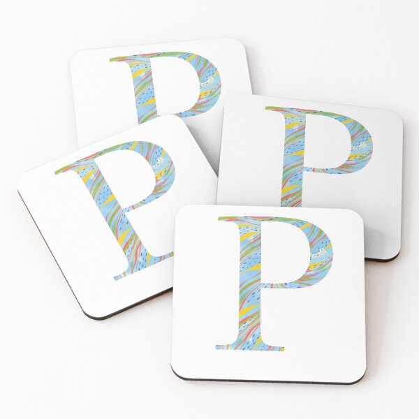 Item preview, ‘P’ Monogram Initial Lettering designed and sold by misterletterman.