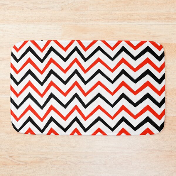 Item preview, Black and Red Wavy Lines Dots designed and sold by Nisha Prabhu.