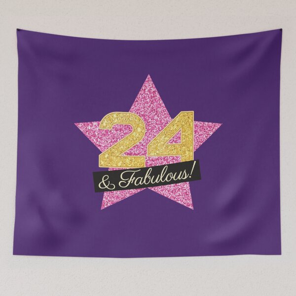 Item preview, 24th Birthday Gifts Women Fabulous - Pink Gold designed and sold by betternotes.