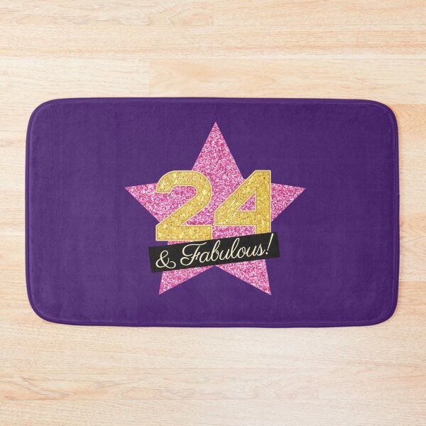 Item preview, 24th Birthday Gifts Women Fabulous - Pink Gold designed and sold by betternotes.